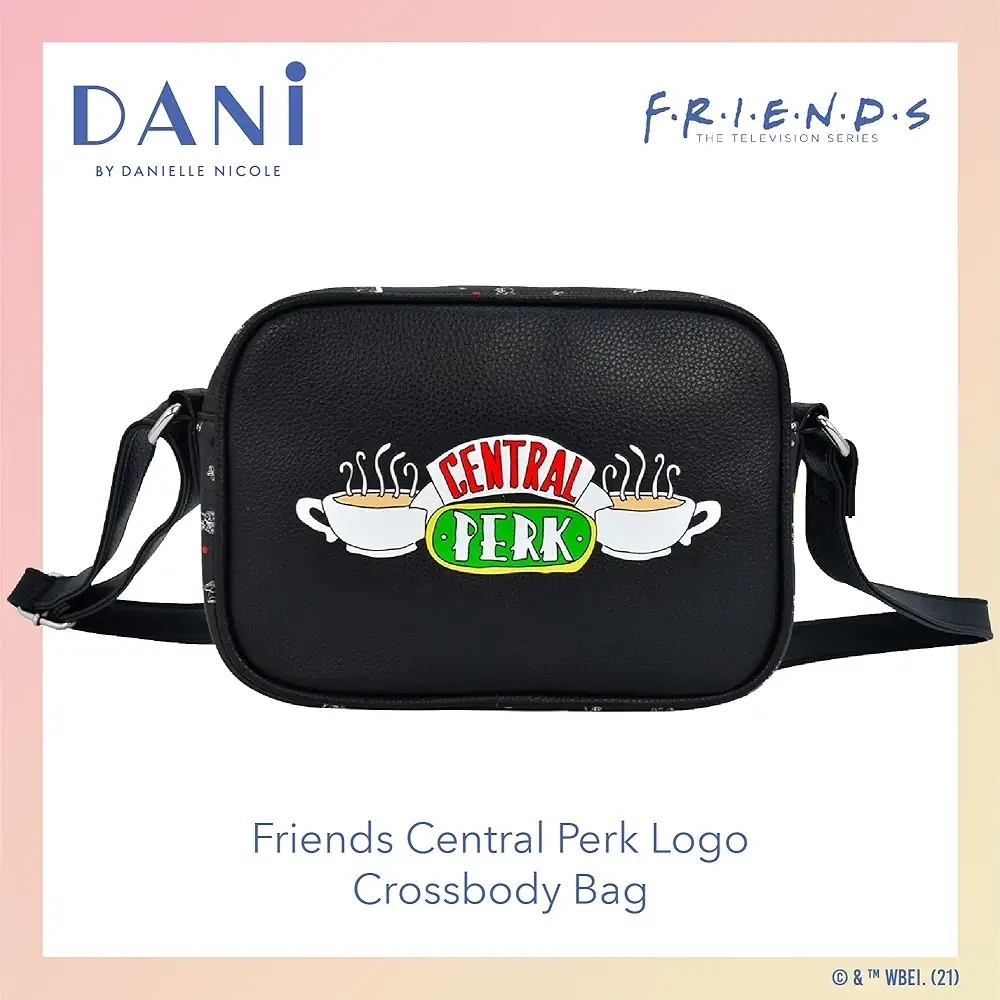 Dani By Danielle Nicole Friends Central Perk Logo Crossbody Bag